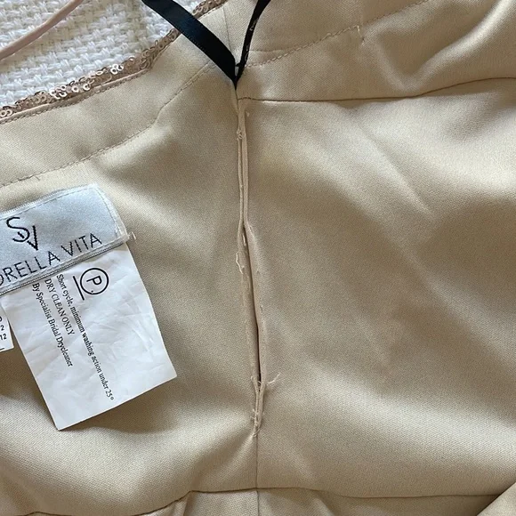 Sorella Vita Rose Gold Sequin Bridesmaid Dress - Picture 5 of 5